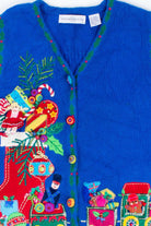 Blue Ugly Christmas Vest 54874