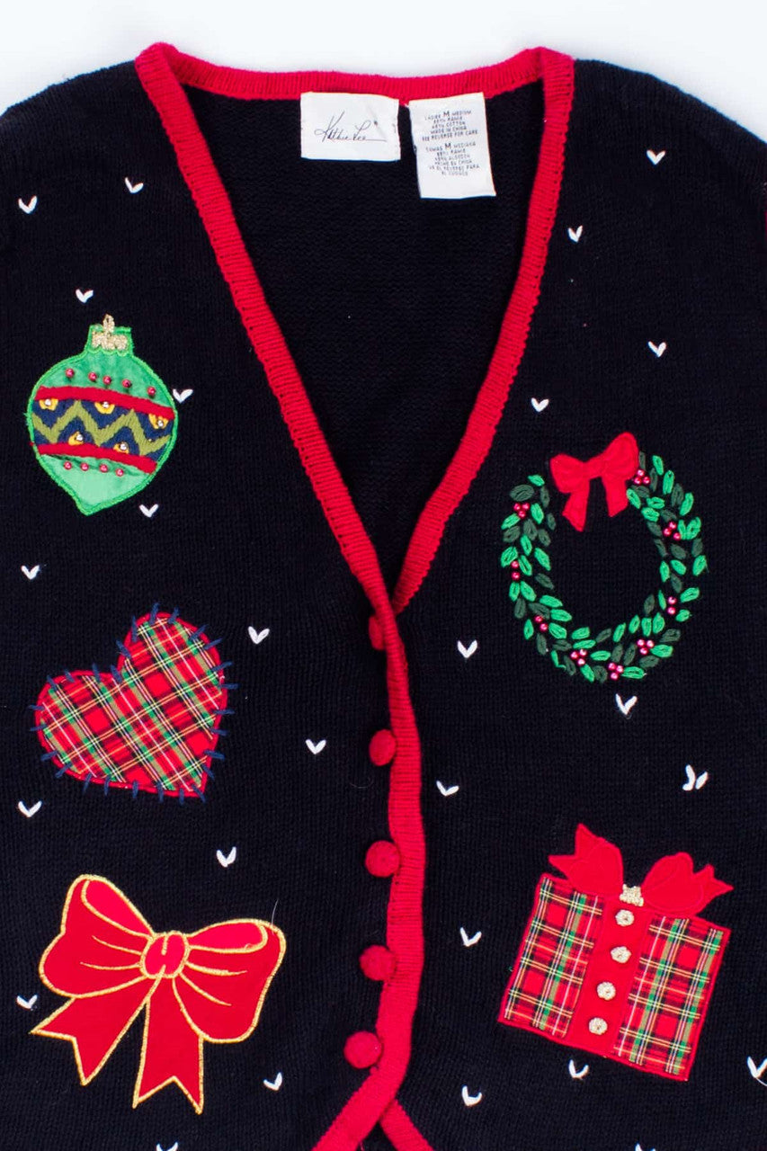 Black Ugly Christmas Vest 54884