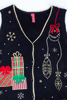 Black Ugly Christmas Vest 54885