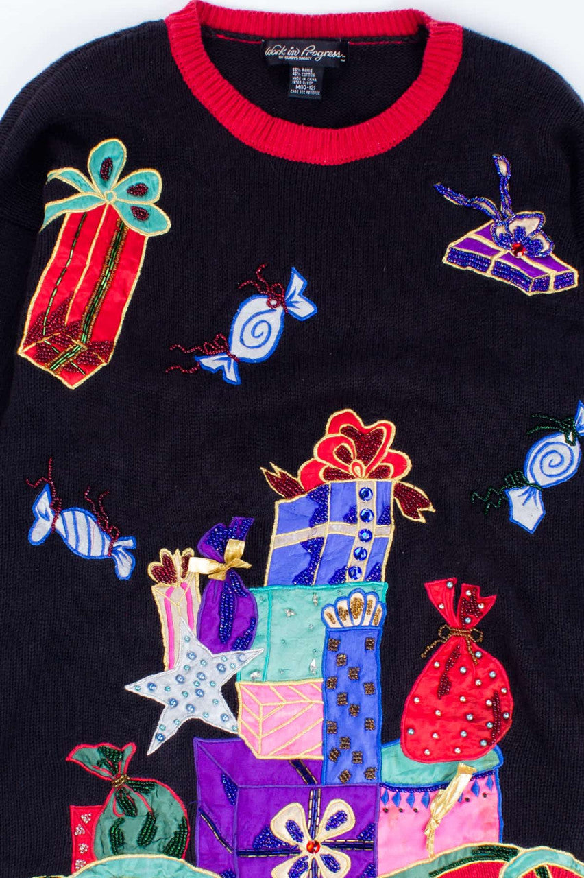Black Ugly Christmas Pullover 54889