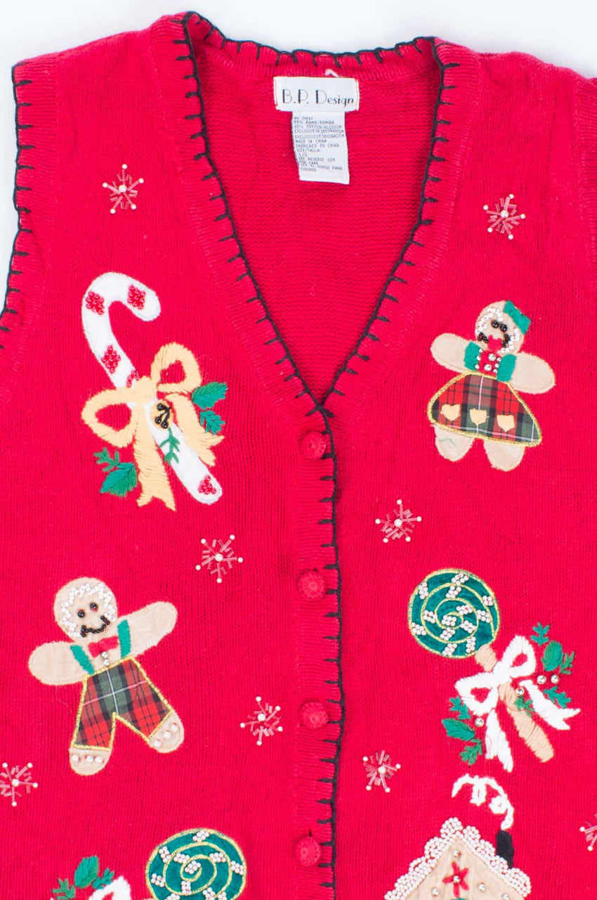 Red Ugly Christmas Vest 54892
