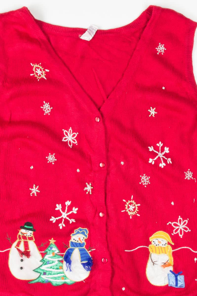 Red Ugly Christmas Vest 54919