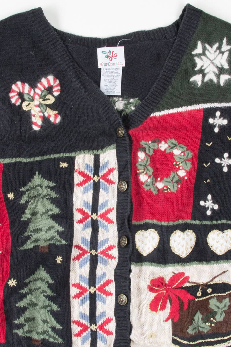 Black Ugly Christmas Vest 54954