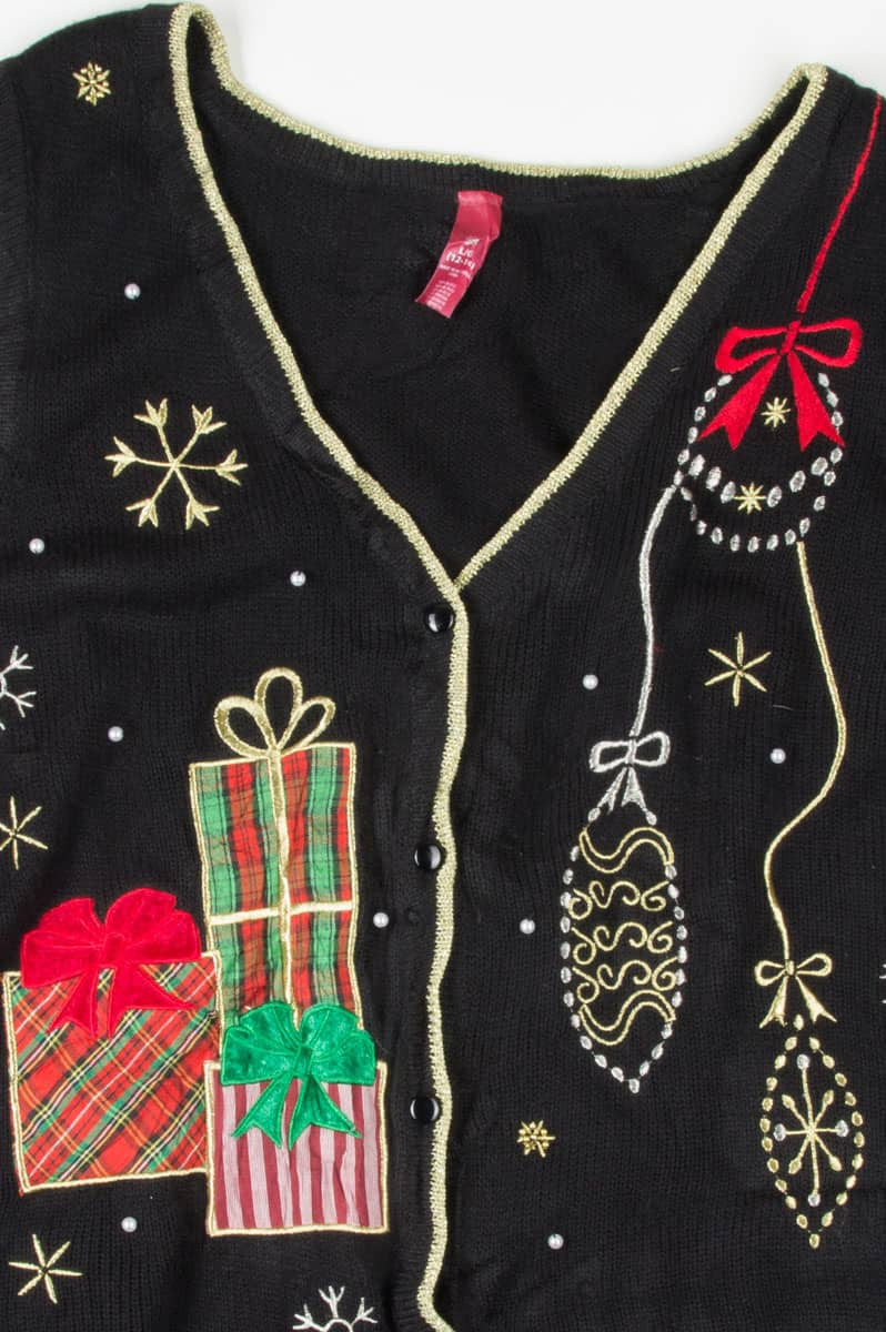 Black Ugly Christmas Vest 54958