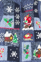 Blue Ugly Christmas Vest 54984