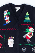 Black Ugly Christmas Vest 54993