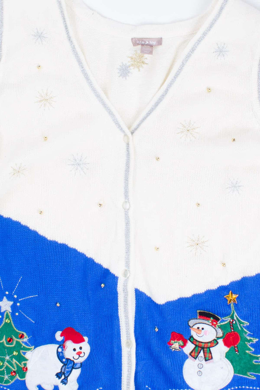 Multicolor Ugly Christmas Vest 55008