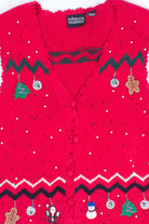 Red Ugly Christmas Vest 55014