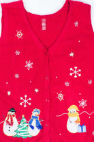 Red Ugly Christmas Vest 55052