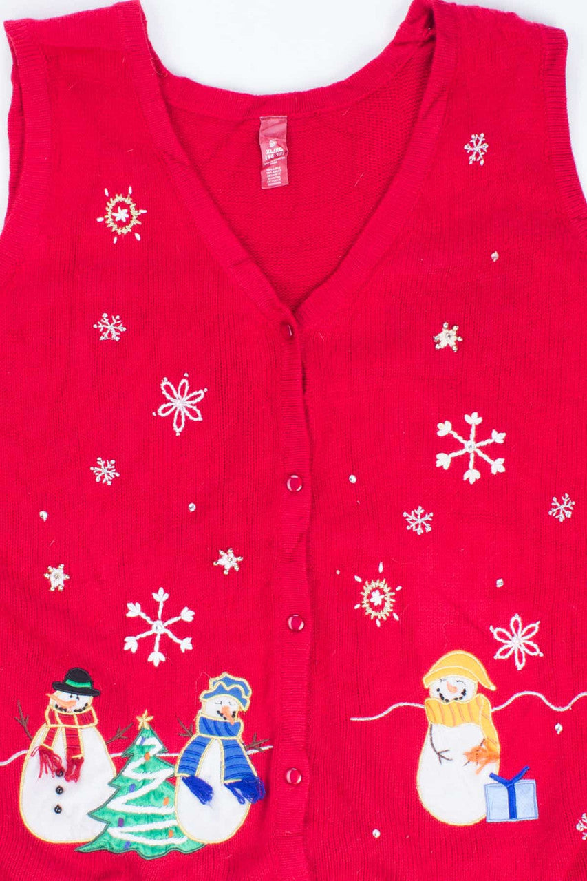 Red Ugly Christmas Vest 55052