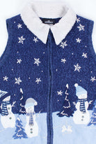 Blue Ugly Christmas Vest 55054