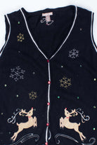Black Ugly Christmas Cardigan 55063