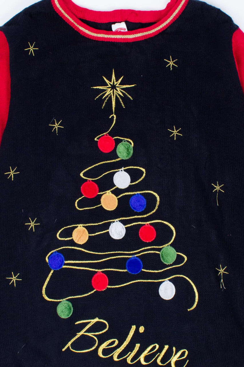 Black Ugly Christmas Pullover 55069