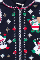 Black Ugly Christmas Vest 55071