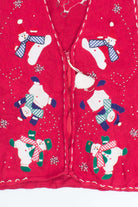 Red Ugly Christmas Vest 55079