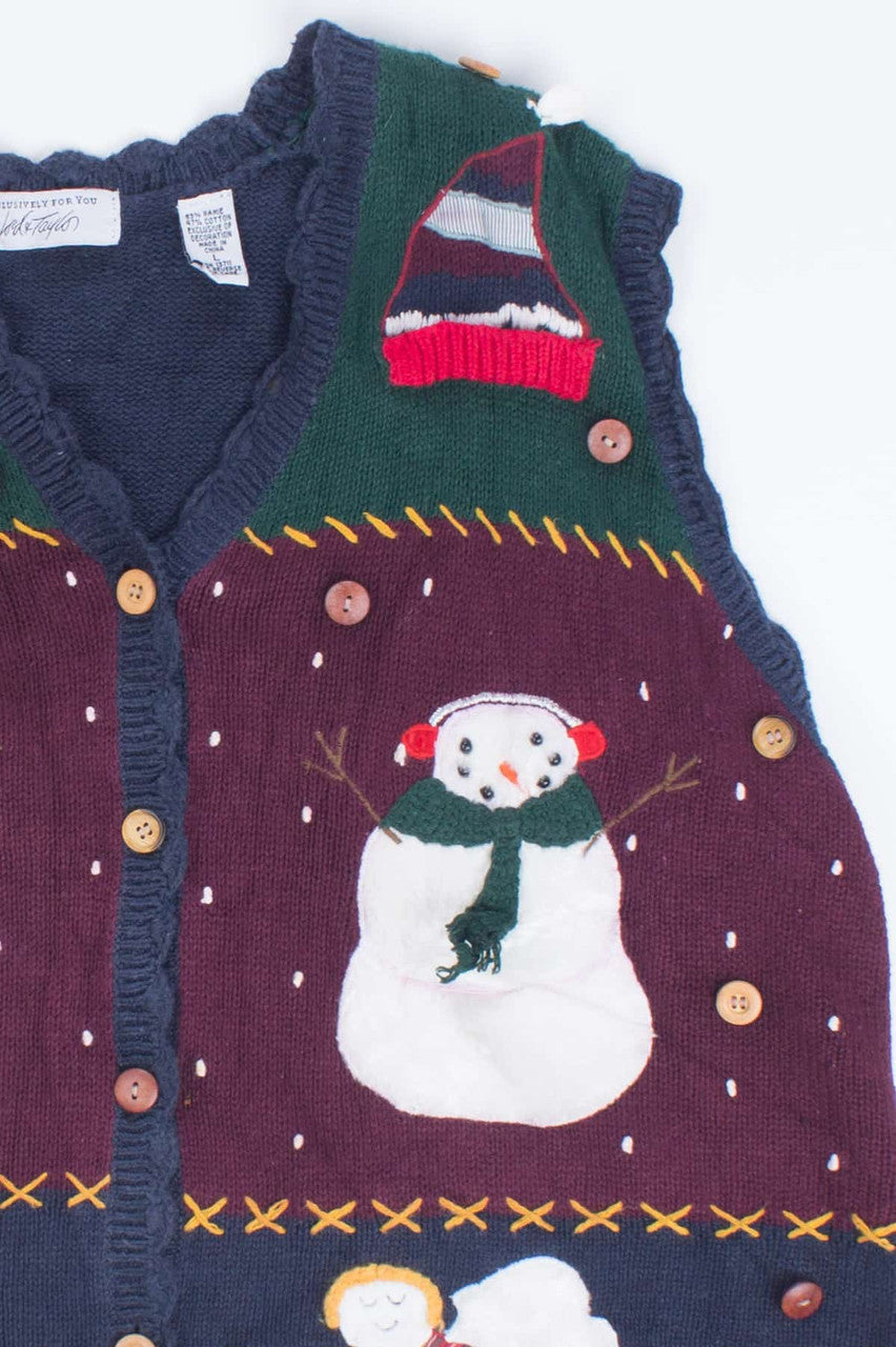 Multicolor Ugly Christmas Vest 55084
