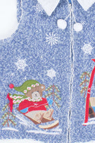 Blue Ugly Christmas Vest 55088