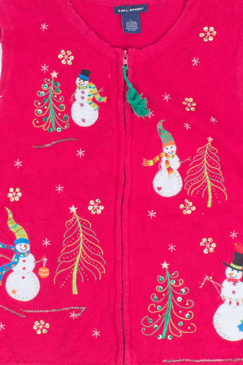 Red Ugly Christmas Vest 55115