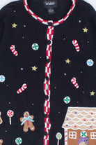 Black Ugly Christmas Cardigan 55135
