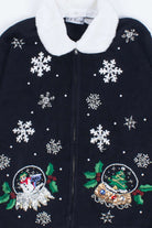 Black Ugly Christmas Cardigan 55157