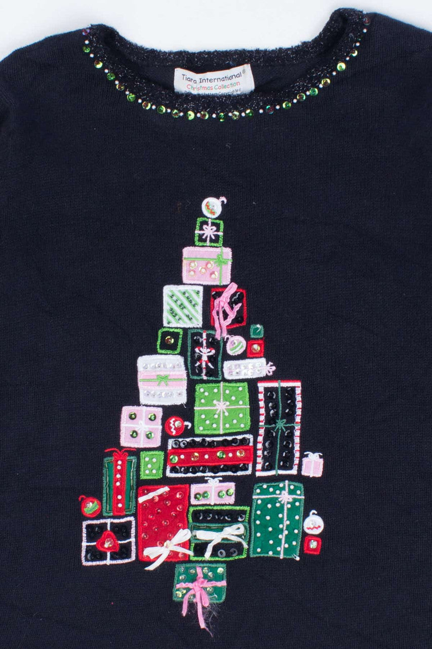 Black Ugly Christmas Pullover 55158
