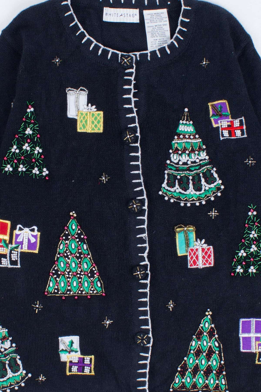 Black Ugly Christmas Cardigan 55160