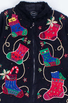 Black Ugly Christmas Cardigan 55167