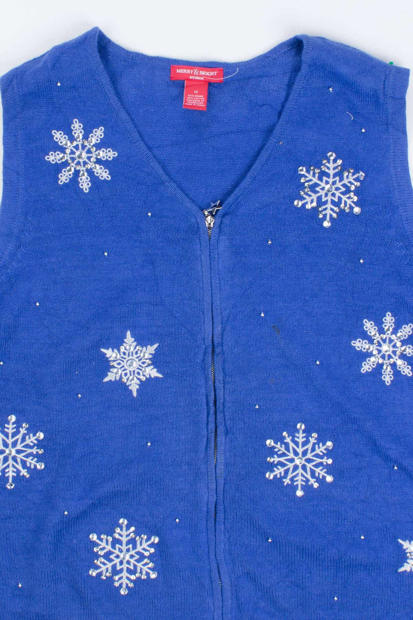 Blue Ugly Christmas Vest 55171