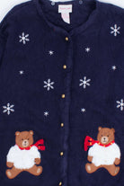 Blue Ugly Christmas Cardigan 55174