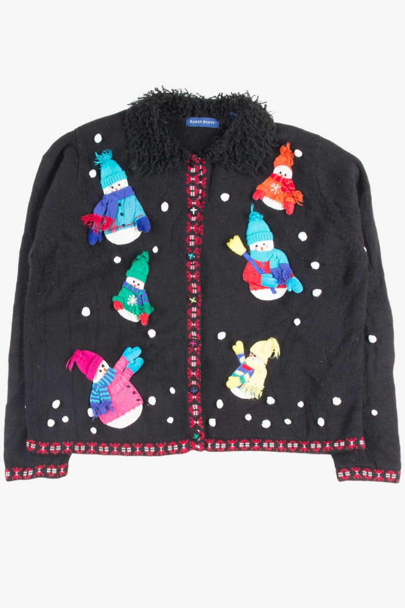 Black Ugly Christmas Cardigan 50722