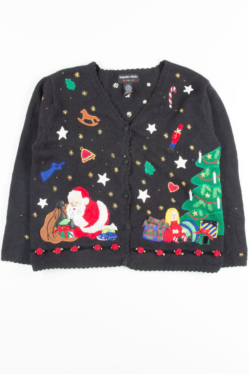 Black Ugly Christmas Cardigan 50785