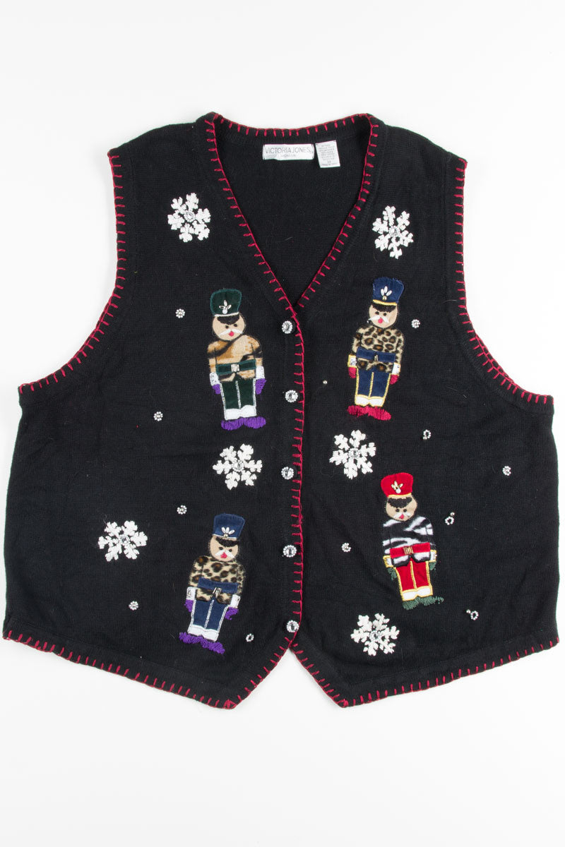 Black Ugly Christmas Vest 50822