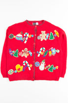 Red Ugly Christmas Cardigan 50880