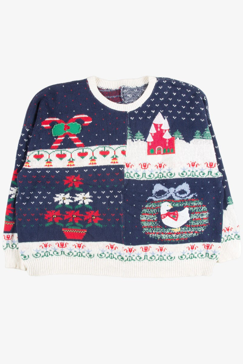 Blue Ugly Christmas Pullover 50886