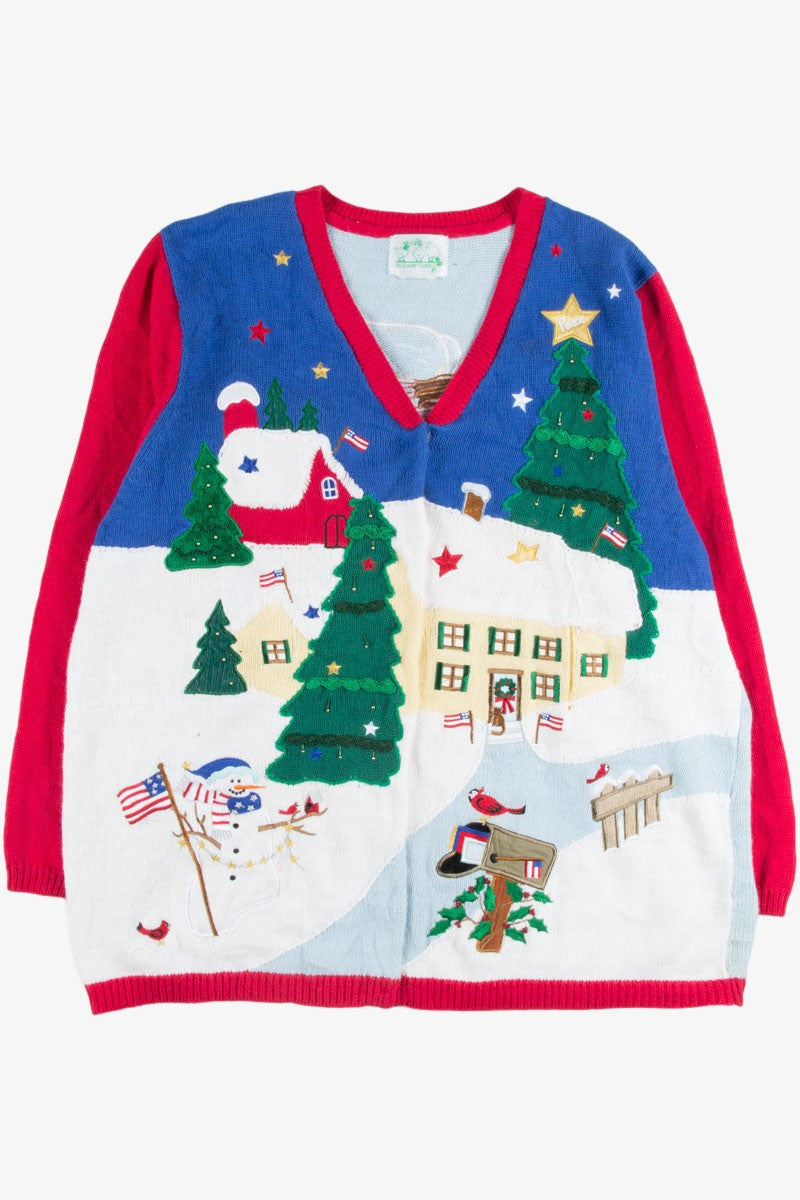 Multicolor Ugly Christmas Cardigan 50888