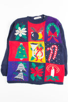 Blue Ugly Christmas Pullover 50913