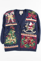 Blue Ugly Christmas Cardigan 50949