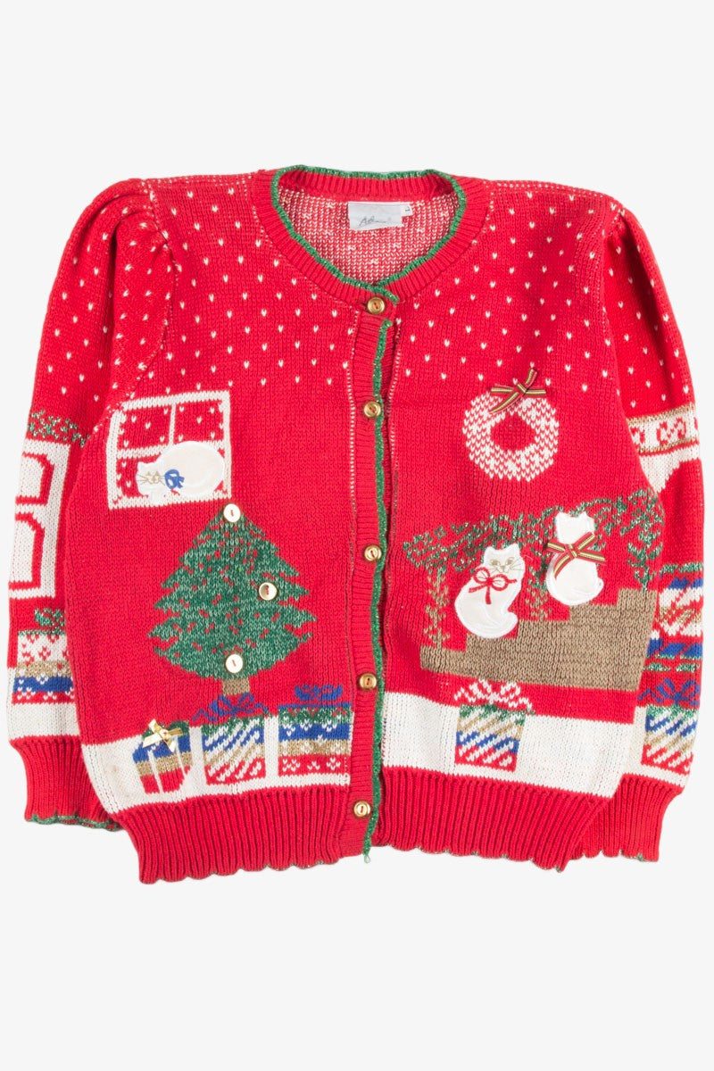 Red Ugly Christmas Cardigan 50971