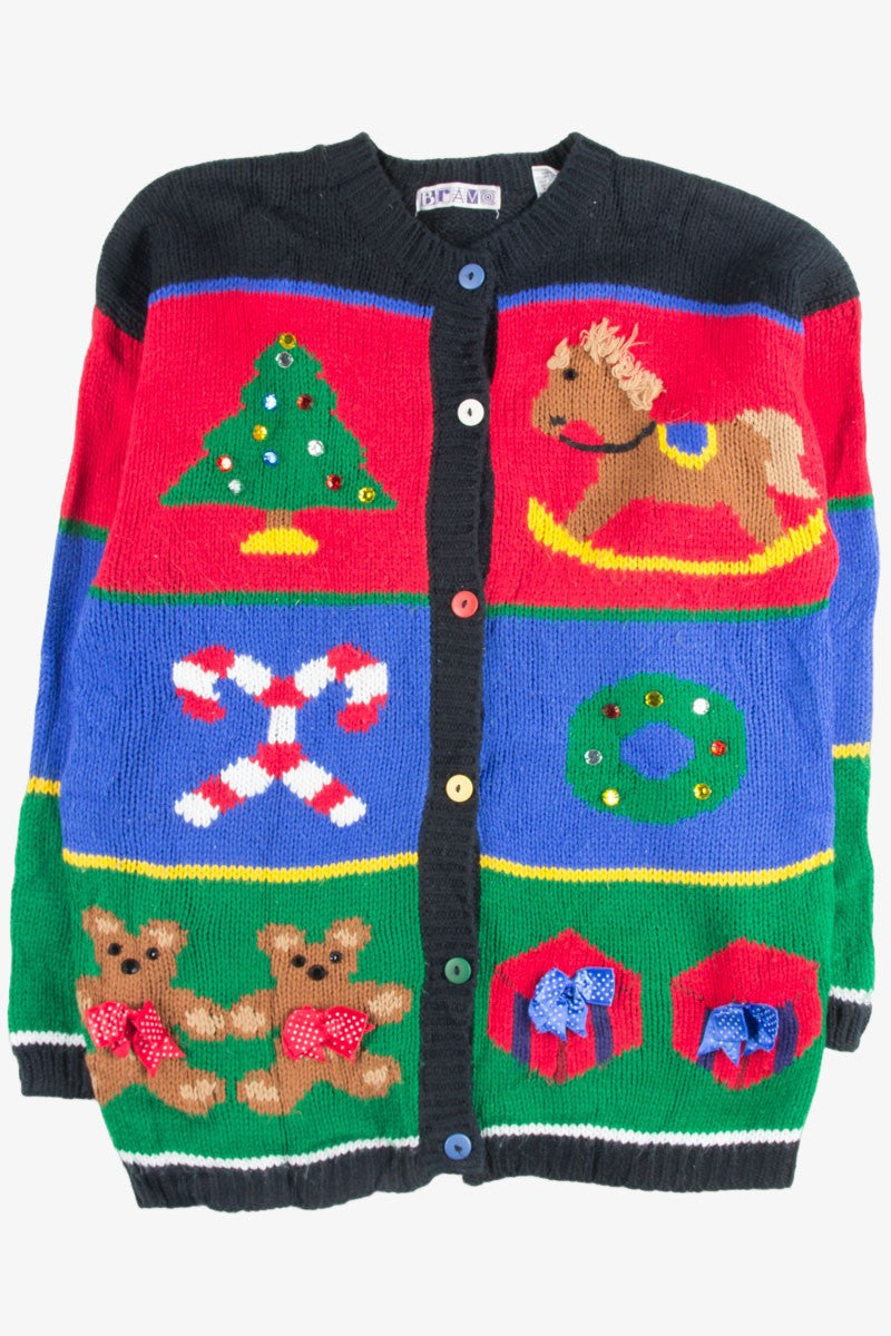 Multicolor Ugly Christmas Cardigan 50995