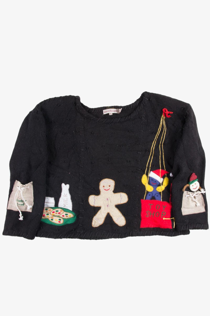 Black Ugly Christmas Pullover 51047