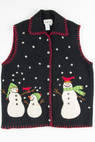 Black Ugly Christmas Vest 51222
