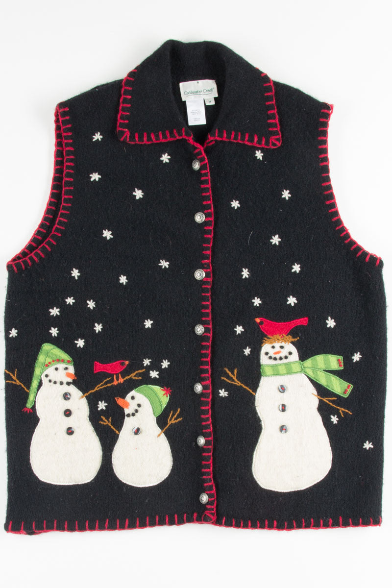 Black Ugly Christmas Vest 51222