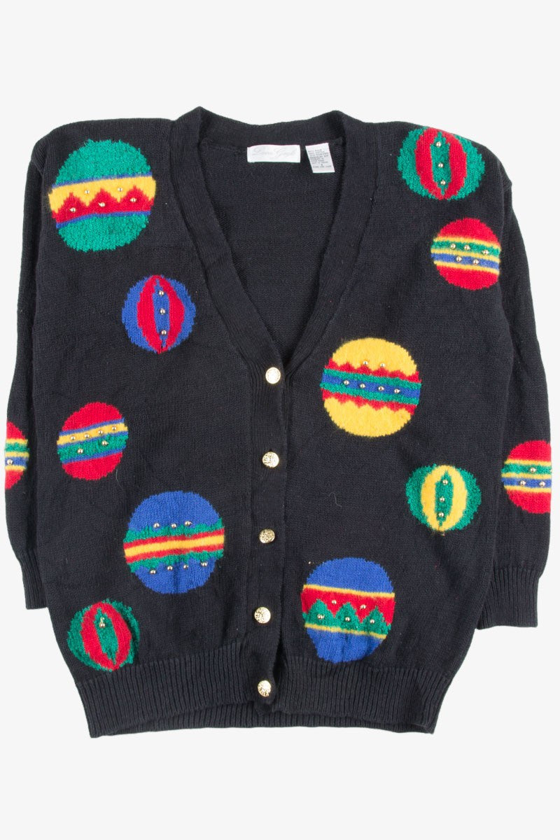 Black Ugly Christmas Cardigan 51338