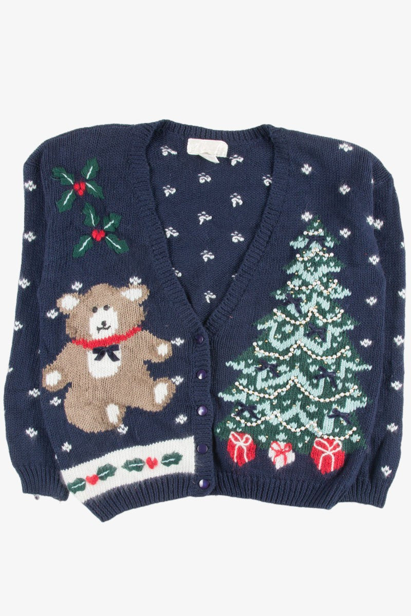 Blue Ugly Christmas Cardigan 51375