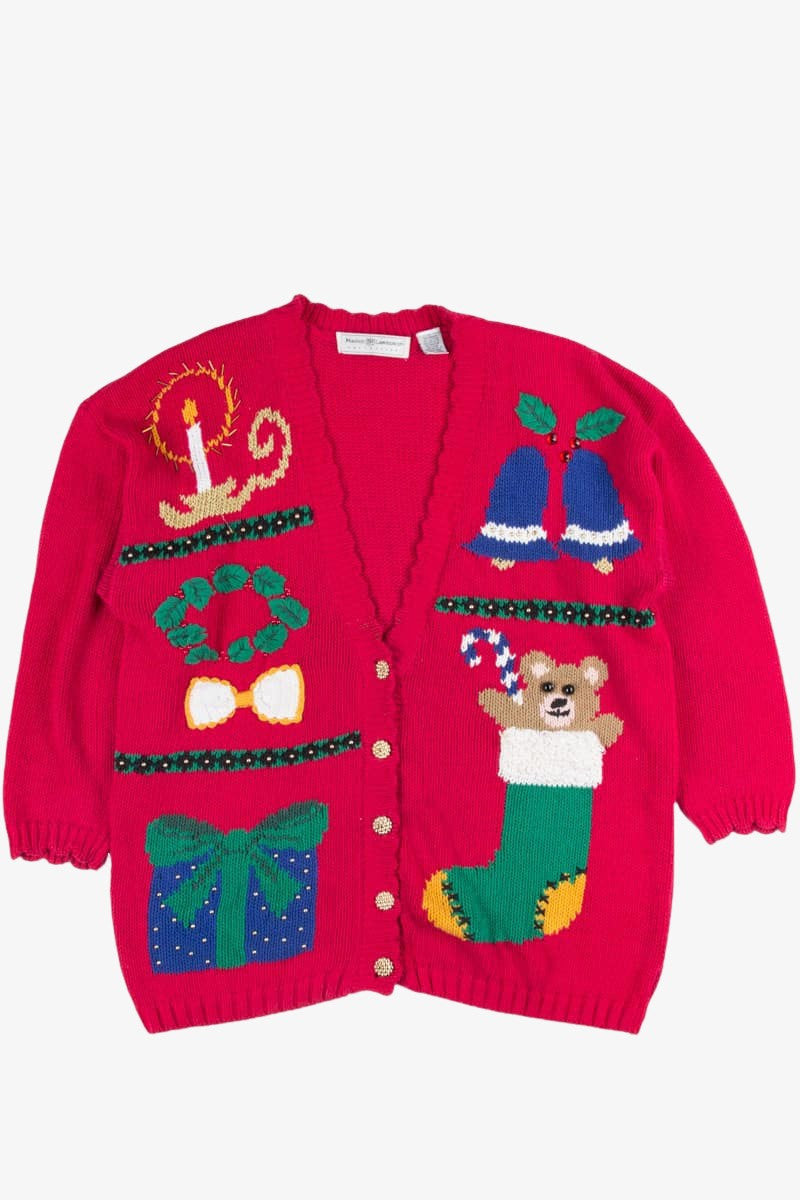 Red Ugly Christmas Cardigan 51416