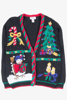 Black Ugly Christmas Cardigan 51437