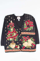 Black Ugly Christmas Cardigan 51471