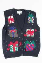 Black Ugly Christmas Vest 51478