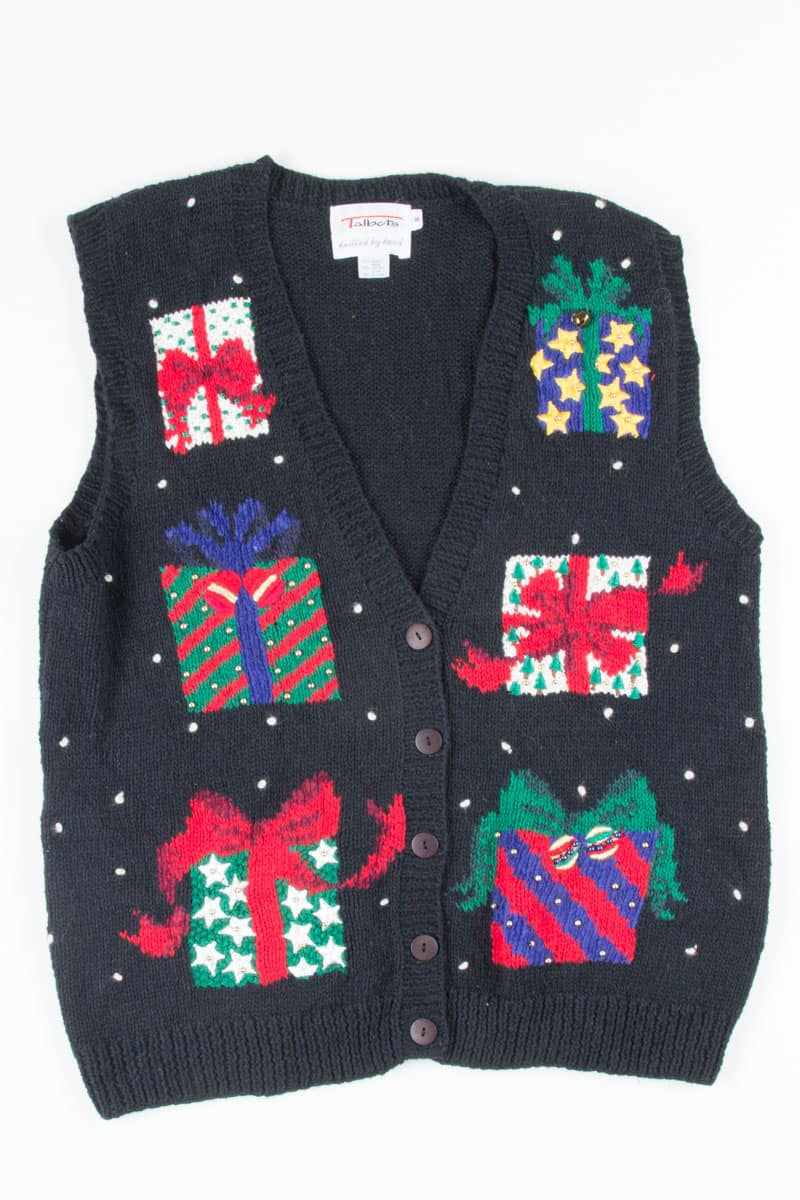 Black Ugly Christmas Vest 51478