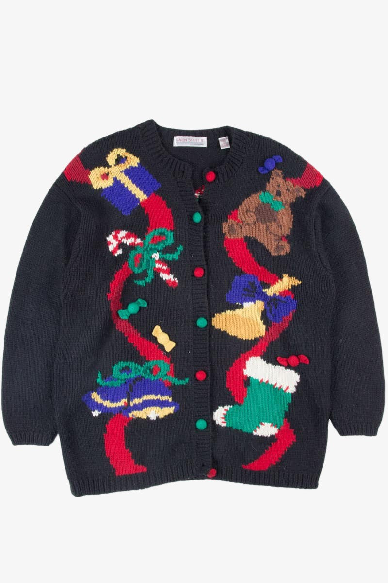 Black Ugly Christmas Cardigan 51517